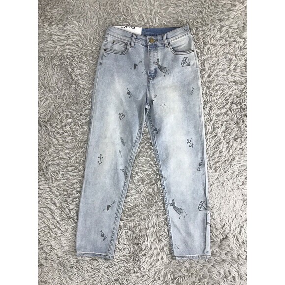 Urban Outfitters‎ BDG Girlfriend Jean Graffiti Pant 28W Retail $69 - Picture 1 of 7